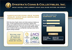Dykstras Coins website