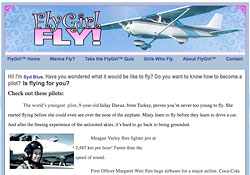 Fly Girl Fly website