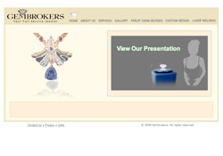 Flash site for Gem Brokers