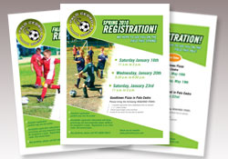 Palo Cedro Youth Soccer promotional material