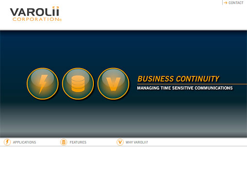 Flash presentation for Varolii- Business Continuity